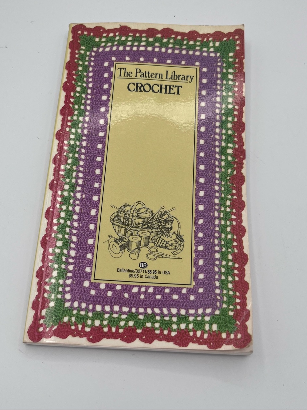 The Pattern Library crochet book vintage